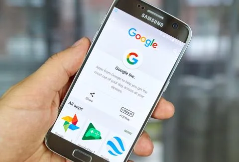 Google Logo and applications Photos