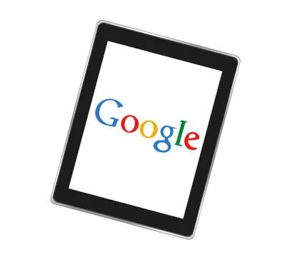 Google logo. Google it is the largest Internet search engine, owned of USA Go Stock Illustration