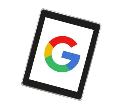 Google logo. Google it is the largest Internet search engine, owned of USA Go Illustrazione stock