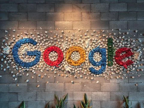 Google logo Stock Photos