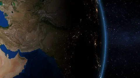 Google map of Palestine animation Video stock 82781715