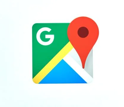 Google Maps logo Stock Photos