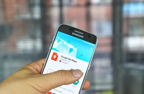 Google My Maps Stock Photos