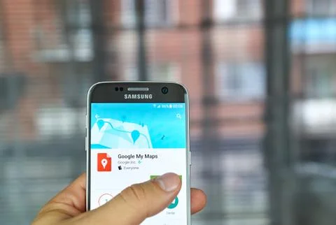 Google My Maps Stock Photos