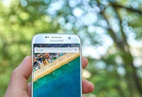 Google Now Launcher app Foto stock
