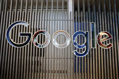 Google opens their first campus developed by Google, Mountain View, USA - 16 May 스톡 사진