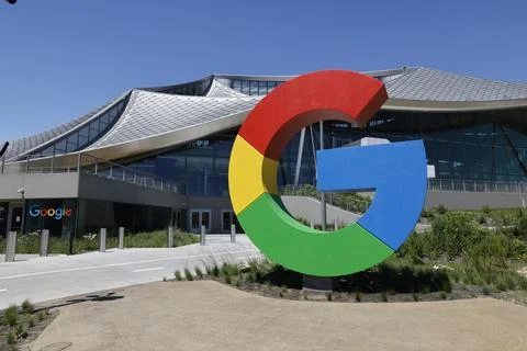 Google opens their first campus developed by Google, Mountain View, USA - 16 May Stock Photos