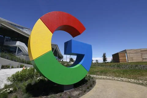 Google opens their first campus developed by Google, Mountain View, USA - 16 May Stock Photos