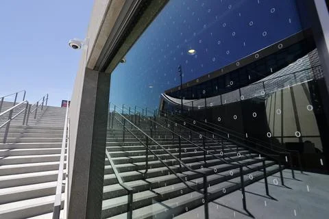 Google opens their first campus developed by Google, Mountain View, USA - 16 May Stock Photos