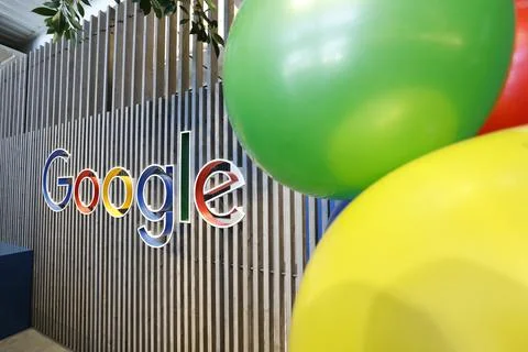 Google opens their first campus developed by Google, Mountain View, USA - 16 May Stock Photos