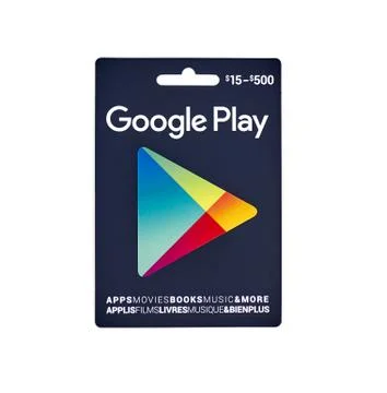 Google play giftcard 库存照片
