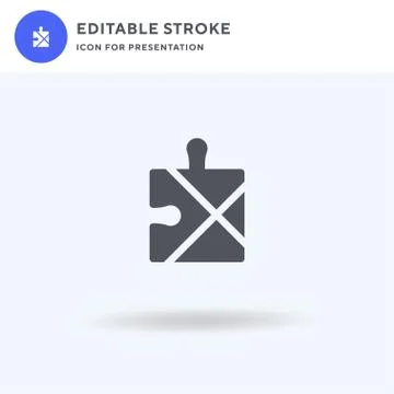 Google Play icon vector, filled flat sign, solid pictogram isolated on white Stock Illustration