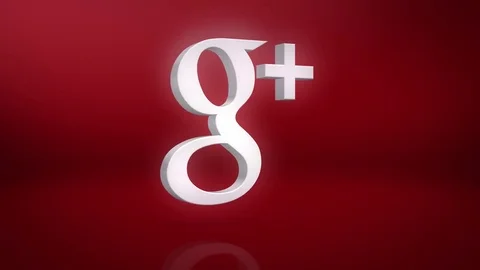Google Plus Icon Motion Background Stock Footage 72506276