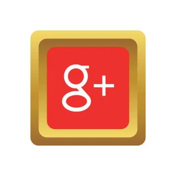 Google plus social icon イラスト素材