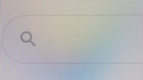 Google search engine on LED screen, macro shooting 動画素材 142669528