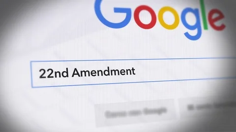 Google Search Engine - Search For 22nd Amendment Stock Footage 81124249