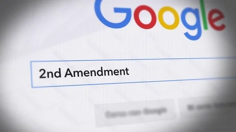 Google Search Engine - Search For 2nd Amendment Stock Footage 81120870
