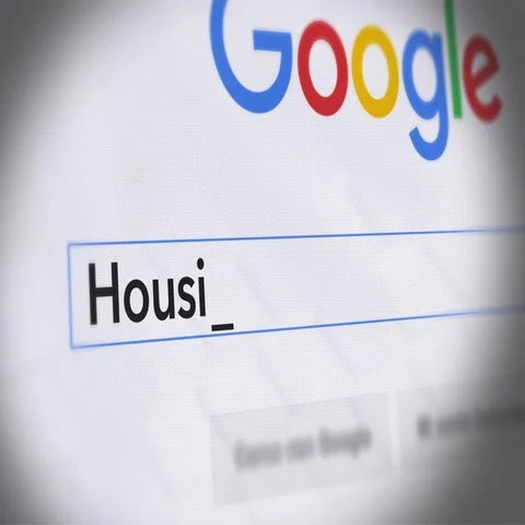 Google Search Engine - Search For Housing Prices Stock Footage 69359837