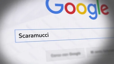 Google Search Engine - Search For Scaramucci Stock Footage 78425083