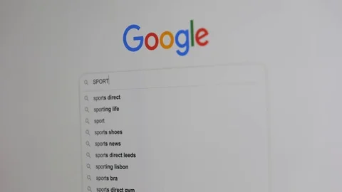 Google Search SPORT Vídeo Stock 124093916