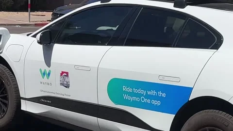 Google self driving car in Phoenix, Arizona Stock Footage 238850084