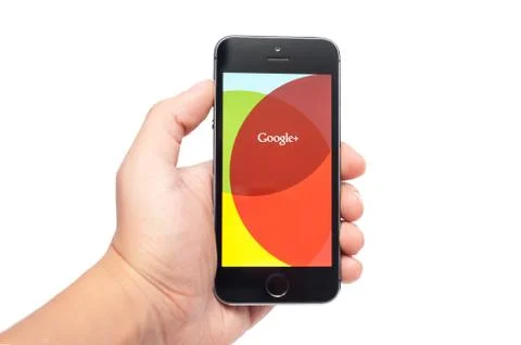 Google+ a social network Stock Photos