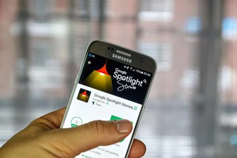 Google Spotlight Stories app Fotos Stock