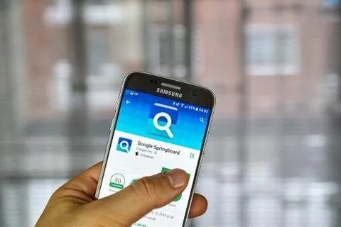 Google Springboard app Foto stock