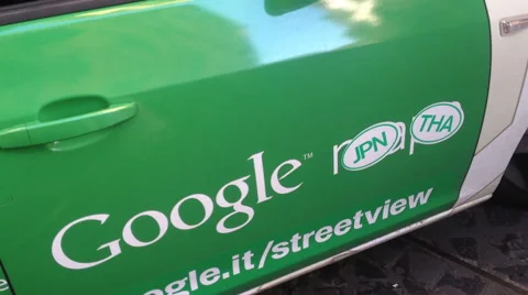 Google Streetview Car Stock Footage 42313432