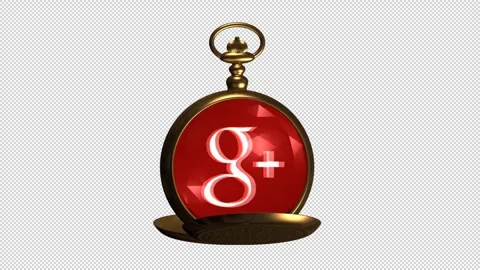 Google  Vintage Icon witrh Alpha Channel Stock Footage 248077251