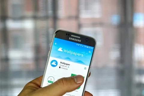 Google Wallpapers app Stock Photos