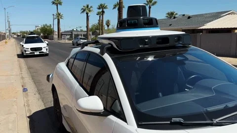 Google Waymo Vehicles Stock Footage 238850003