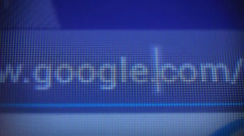 Google web page on computer screen Stock Footage 49958396