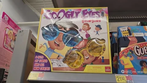 Googly Eyes Game, Stock Video