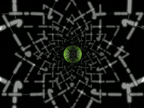 GooGreenStarInOut Stock Footage 289018