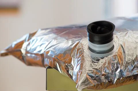 Goon sack lying on a kitchen bench Stock Photos