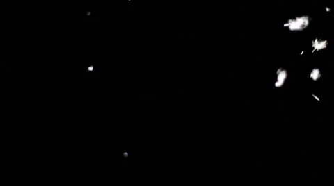 Goose down feathers falling 5 Stock Footage 23427196