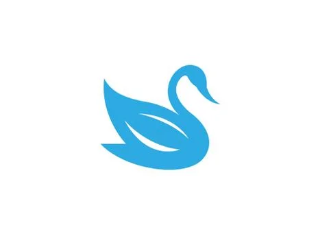 Goose Duck Logo Stock Illustration