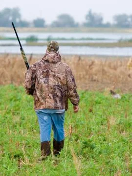 Goose Hunter Stock Photos