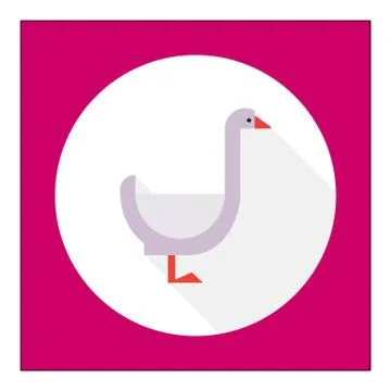 Goose icon Stock Illustration