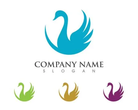 Goose Logo Template Stock Illustration