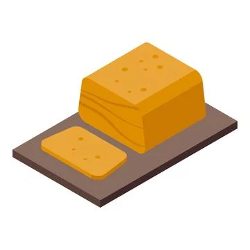 Goose pate icon isometric vector. Duck food Illustrazione stock