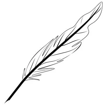 Goose Quill Stock-Illustration