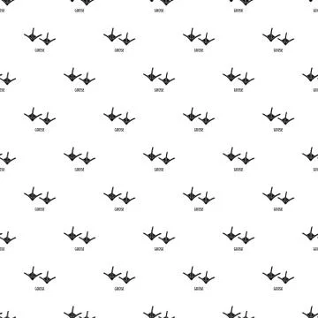 Goose step pattern seamless Stock Illustration