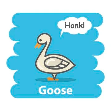 Goose vector illustration Stock Illustration