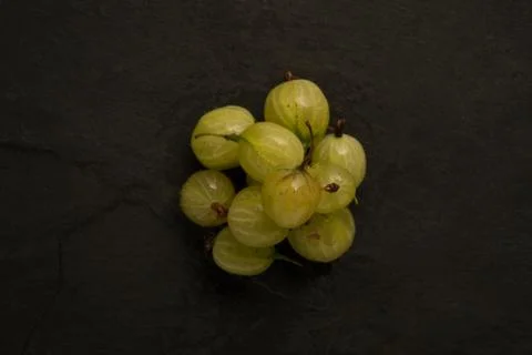 Gooseberries Piled Stock Photos