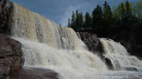 Gooseberry Falls Video stock 8519205