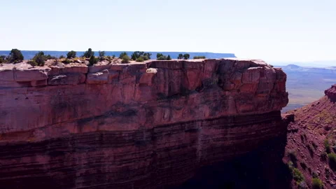Gooseberry Mesa Cliffs Video stock 254744556