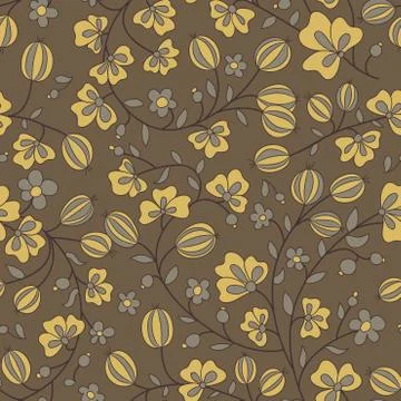 Gooseberry seamless texture. vector pattern イラスト素材