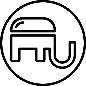 Gop Line Icon Design Illustrazione stock